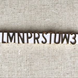 KEEP Collective Letter Charms Lot